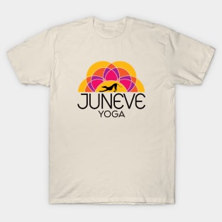 JUNEVE Yoga logo for light colored shirts T-Shirt